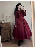 Forest Song Asterius Double Sided High Waist Long Skirt(Leftovers/Full Payment Without Shipping)